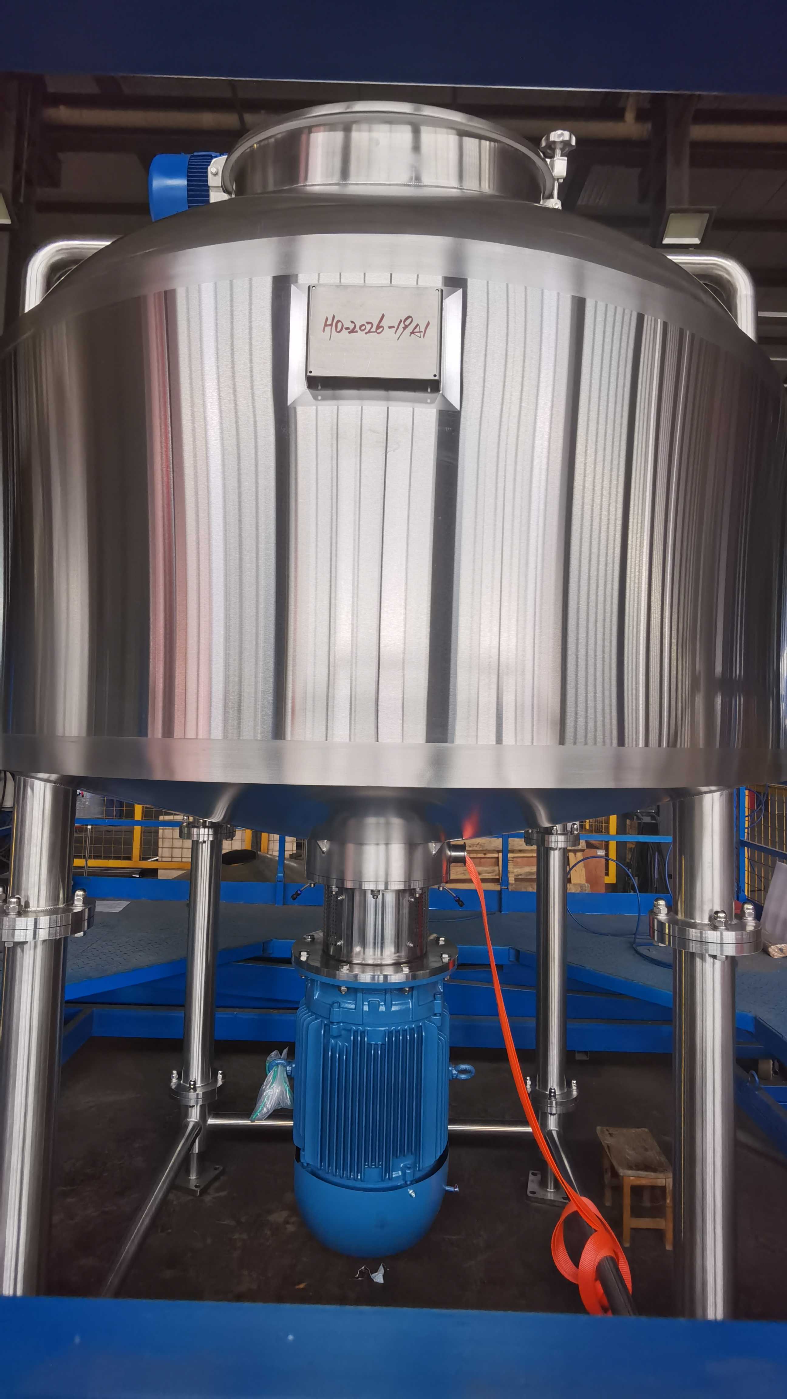500 Gallon Jacketed High Shear Liquefier – ASME Rated, CRN register