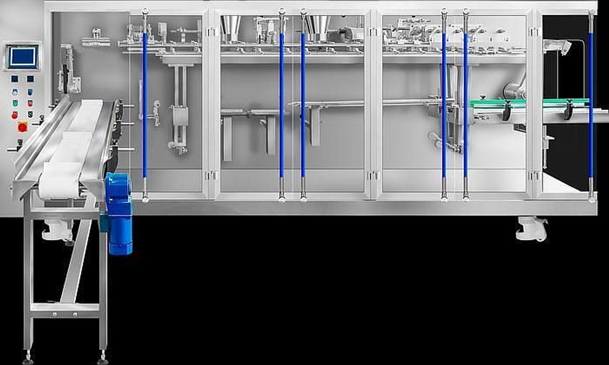 Horizontal Pre-made Pouch Packaging Machine 210 with Automatic Bag Clamp Adjustment