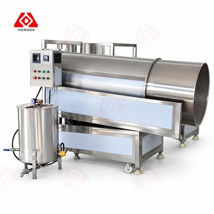 Automatic Oil Spraying Drum Machine