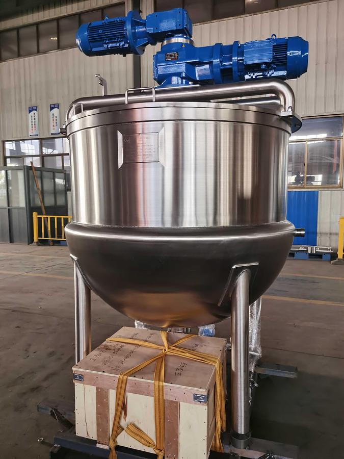 New 250 USG Steam Jacketed Dual (Coaxial) Mixing Kettle in stock in Ontario, CA, USA