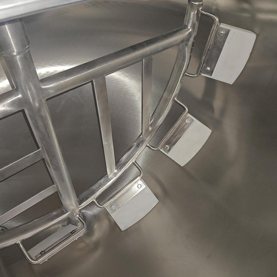 New New 400L SS304 Sanitary Kettle – Gas Heating, Manual Tilting & VFD Scraper Mixer – In Stock In Ontario, CA