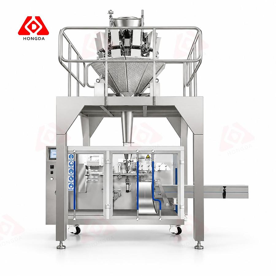 Horizontal Pre-made Pouch Packaging Machine 240 with 10 Heads Combination Scales