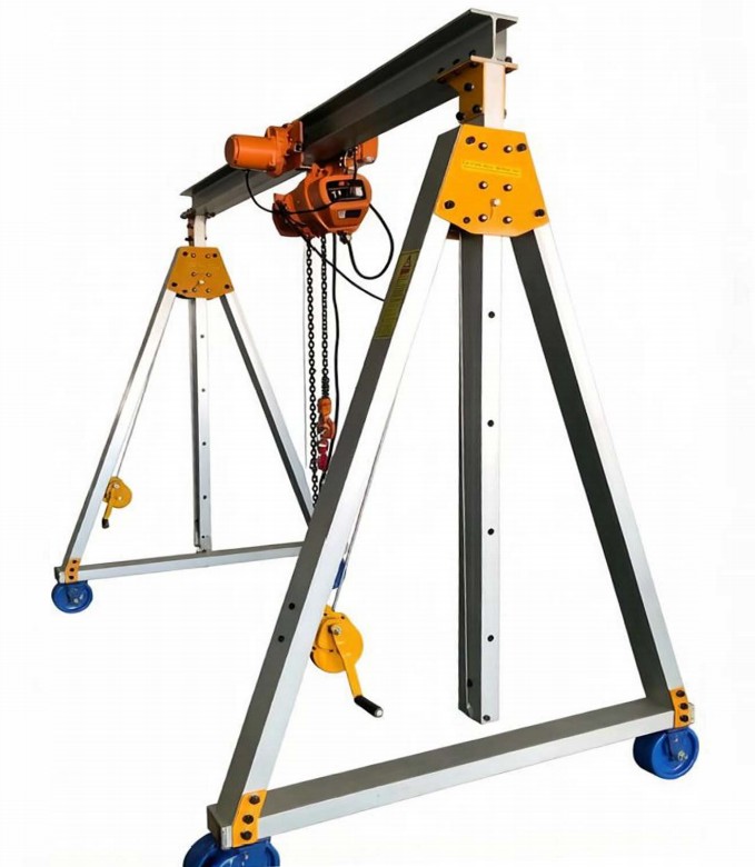 Mobile Gantry Crane with Electric Chain Hoist
