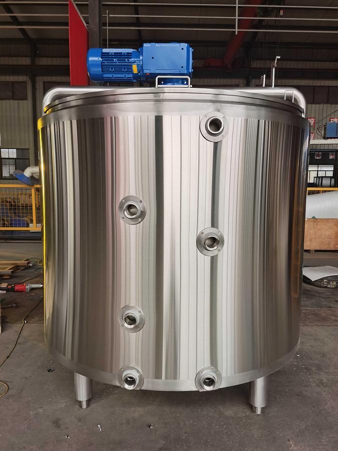 600 Gallon Stainless Steel Mixing Kettle with Sweep Agitator - Industrial Cooking Kettle for Sauces & Soups