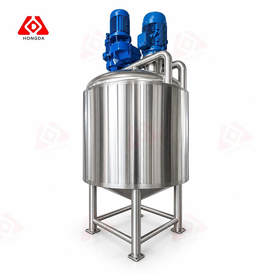 500 Gallon Triple Agitation Mixing Tank