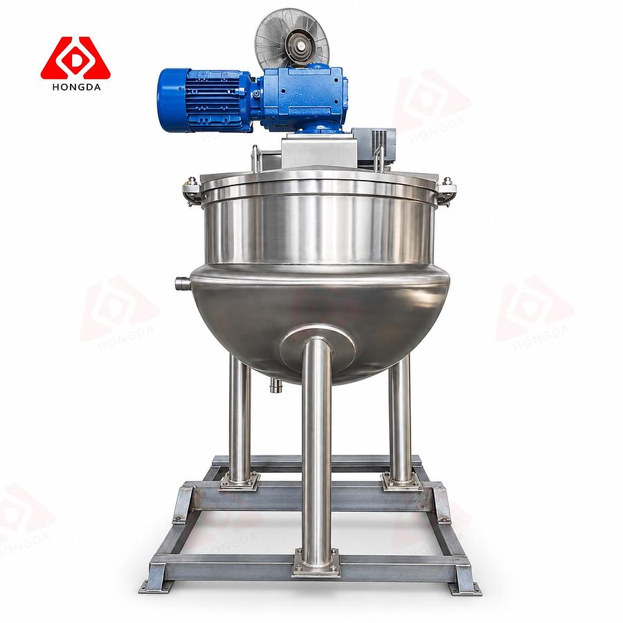 30 Gal Stainless Steel Steam Jacketed Kettle - Commercial Mixing & Cooking Kettle