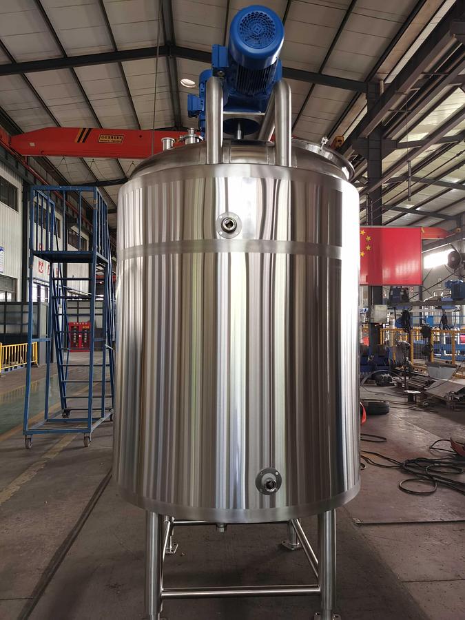 550 Gallon Jacketed Buffer Tank-Scraper Blade & Vertical Auger Agitator
