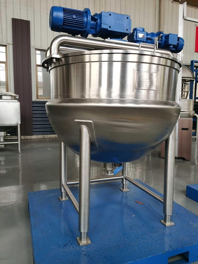 New 150 USG Steam Jacketed Twin Action(Offset) Mixing Kettle in stock in Ontario, CA, USA