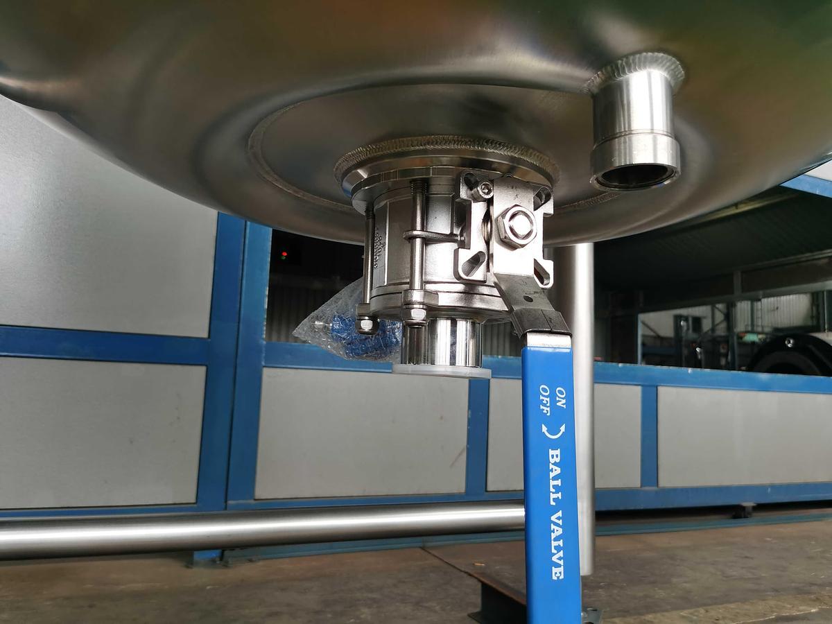 500 Gal Stainless Steel Bare Kettle - Jacketed for Industrial Cooking