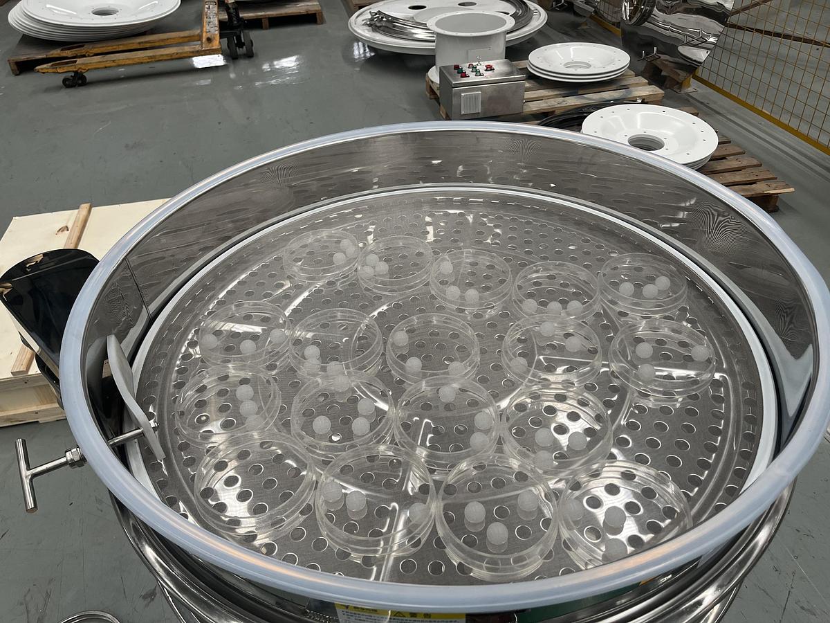 New Stainless Steel #304 Vibratory Sifter – 800mm (31-1/2'') Diameter, 3-Deck Circular Screener/Separator