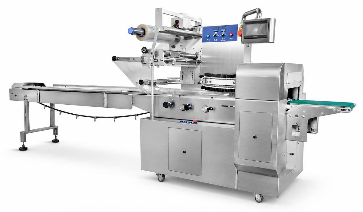 Three-Servo Top-Film Flow Wrapper VT-280