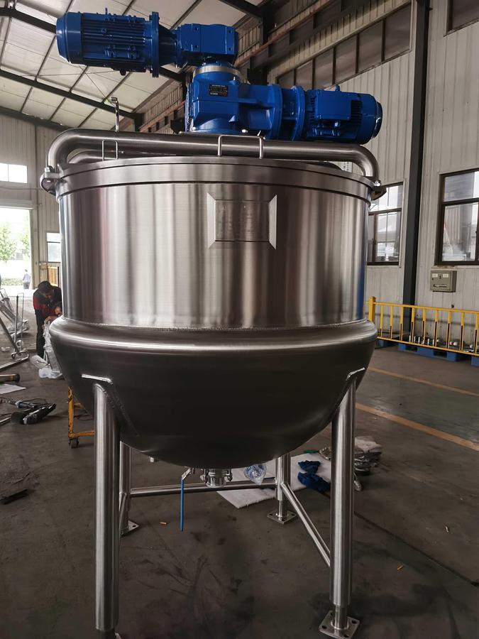New 250 USG Steam Jacketed Dual (Coaxial) Mixing Kettle in stock in Ontario, CA, USA