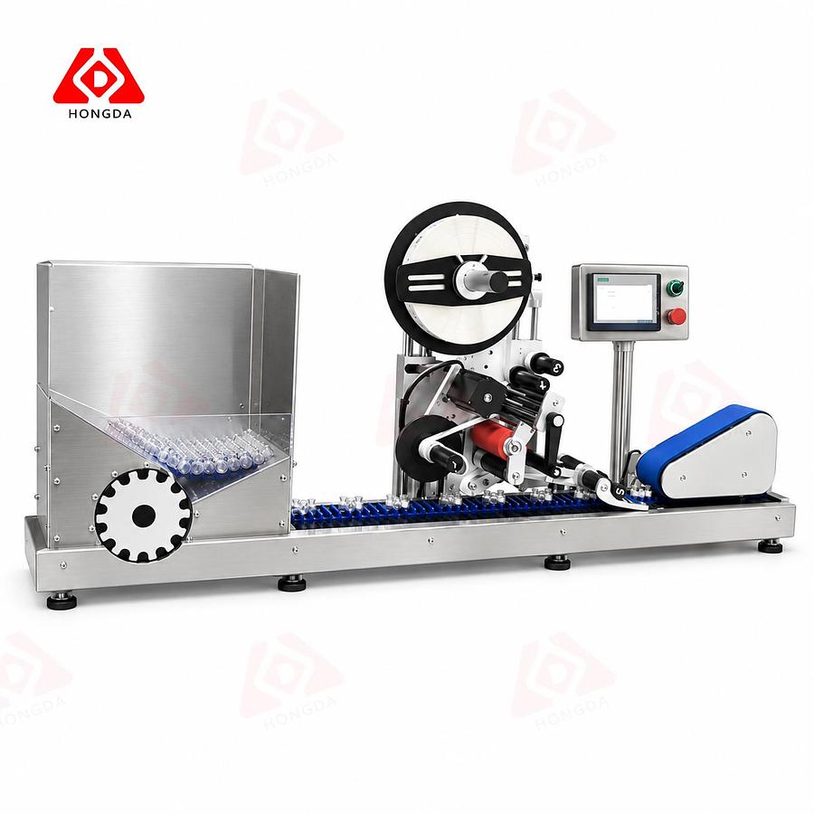 Horizontal Round Bottle Labeling Machine