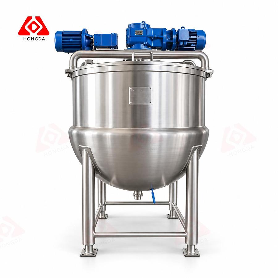 New 300 USG Steam Jacketed Dual (Offset) Mixing Kettle in stock in Ontario, CA, USA