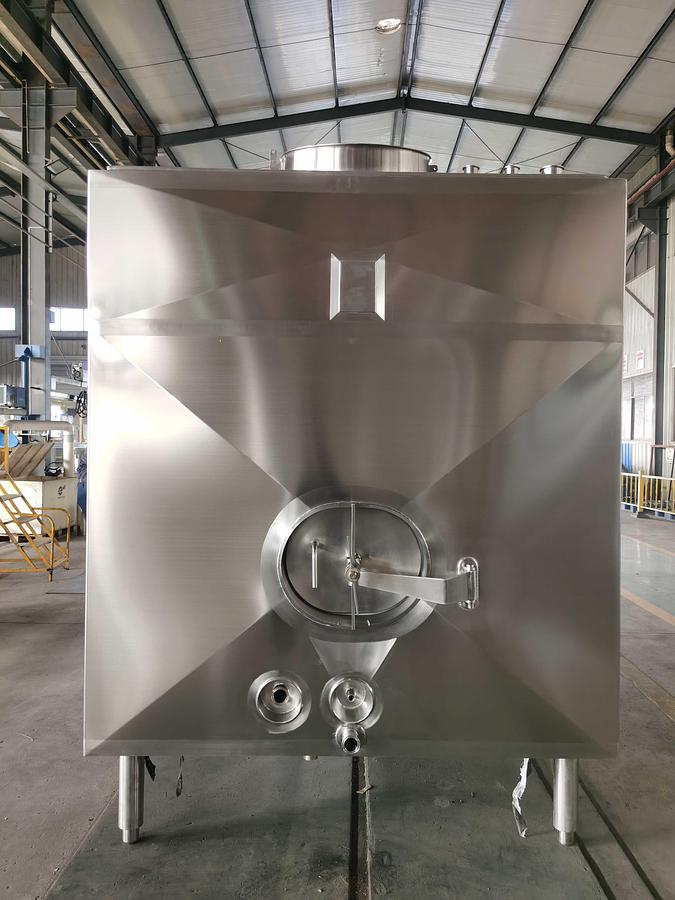 1500 USG Rectangular mixing tank for Ice Cream