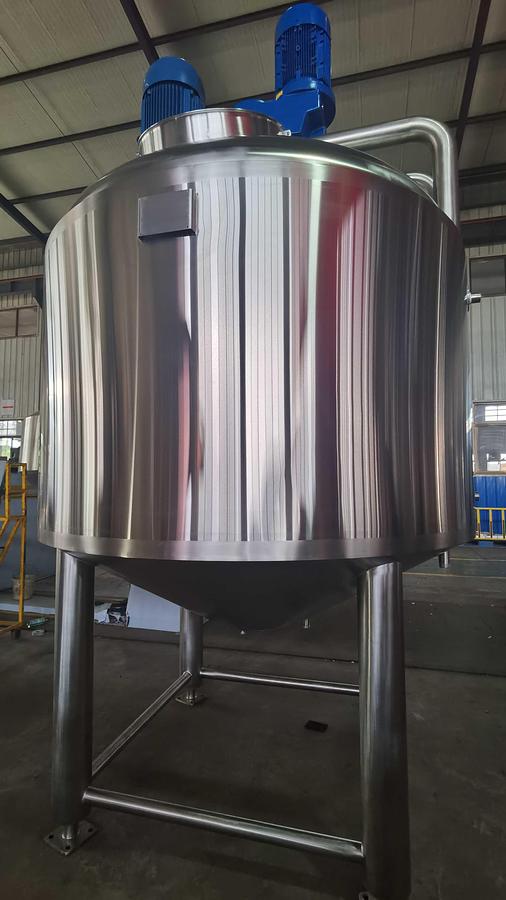 New customized 1000 gallon steam jacketed double mixing tank