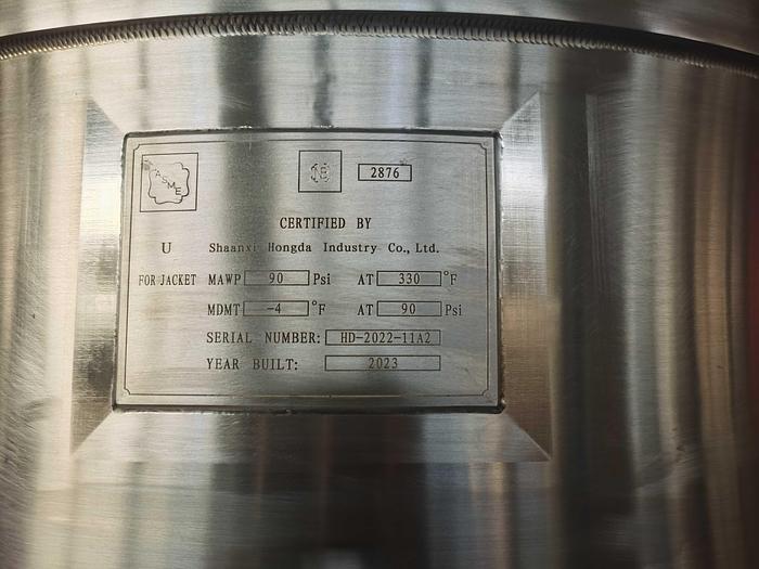 New 150 gallon double mixing steam jacketed Kettle