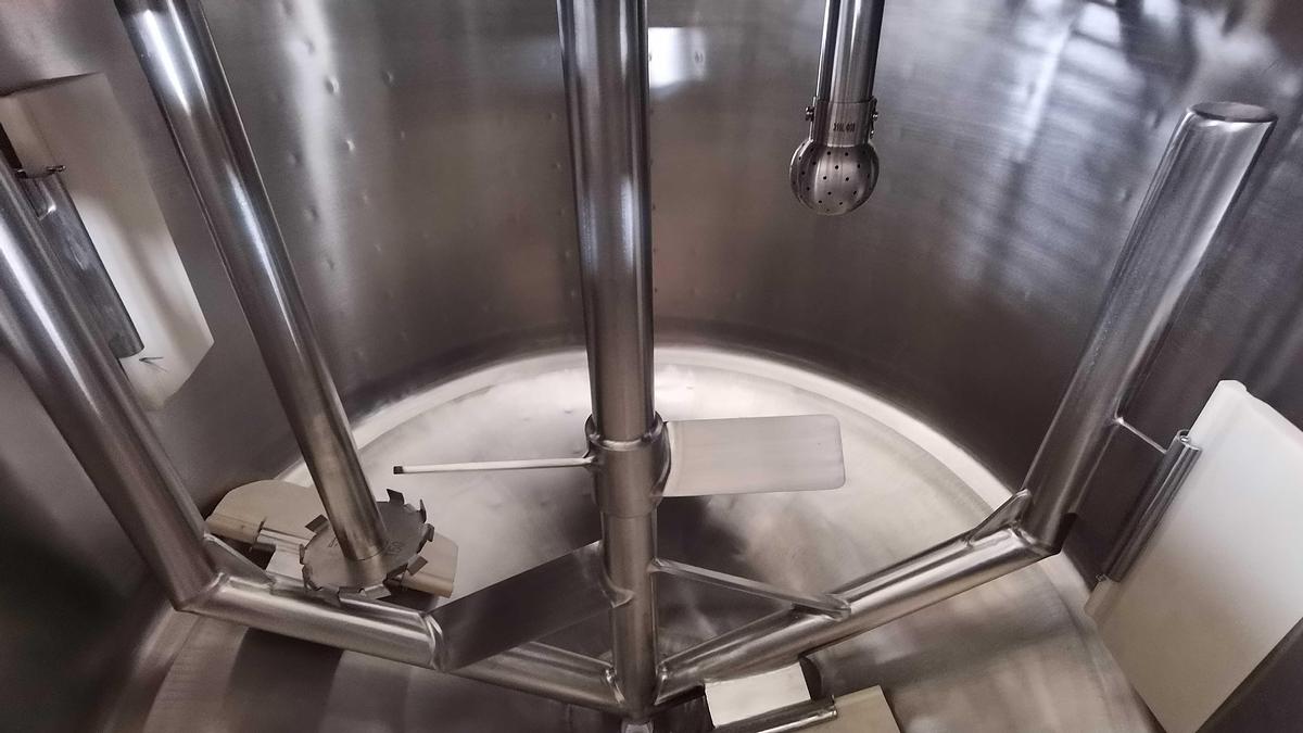 100 Gallon Double agitation high shear disperser mixer