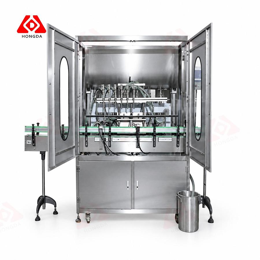 Automatic 6-Head Servo Rotary Lobe Pump Filling Machine
