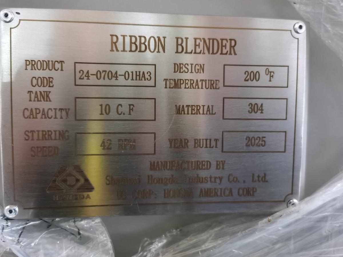 New 10 Cu. Ft Ribbon Blender in stock in Ontario, CA, USA
