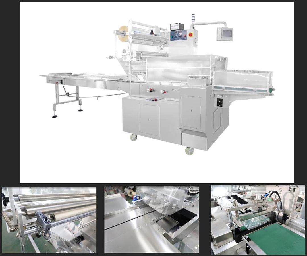 Triple-Servo Pneumatic Vertical Form-Fill-Seal (VFFS) Flow Wrapper