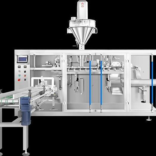 210NG Horizontal Pre-made Bag packaging Machine with Mobile Powder Filling Machine
