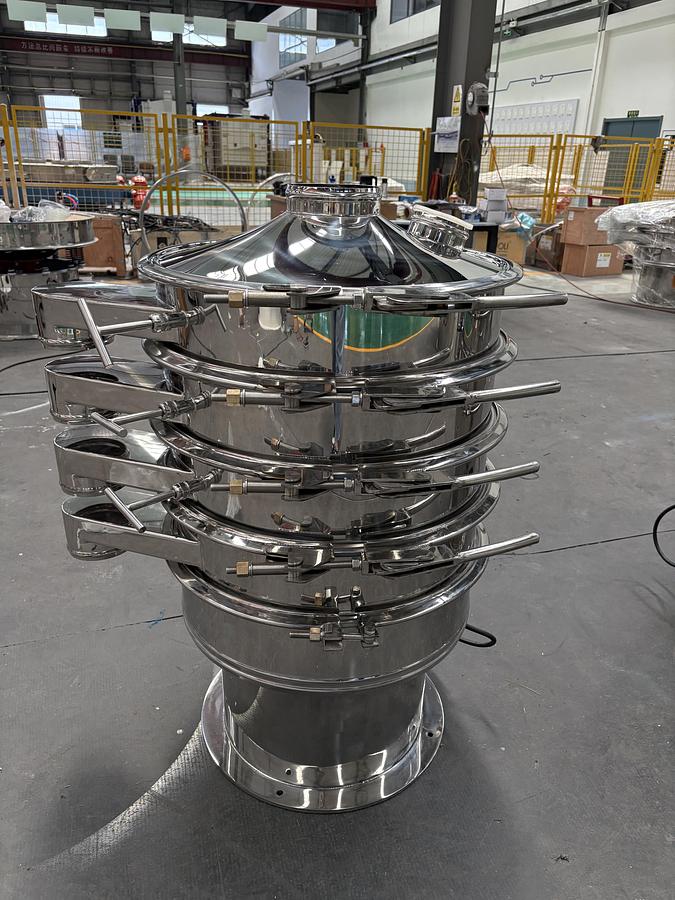 New Stainless Steel #304 Vibratory Sifter – 600mm (23.6'') Diameter, 3-Deck Circular Screener/Vibratory sieve