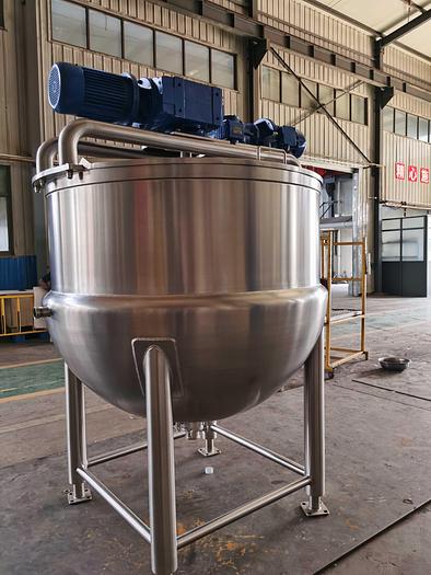 New 300 USG Steam Jacketed Dual (Offset) Mixing Kettle in stock in Ontario, CA, USA