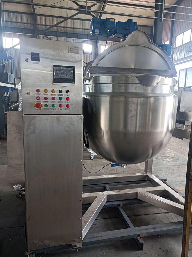 150 Gallon Electric Tilting & Double Mixing Kettle- Stainless Steel Commercial Cooking Kettle