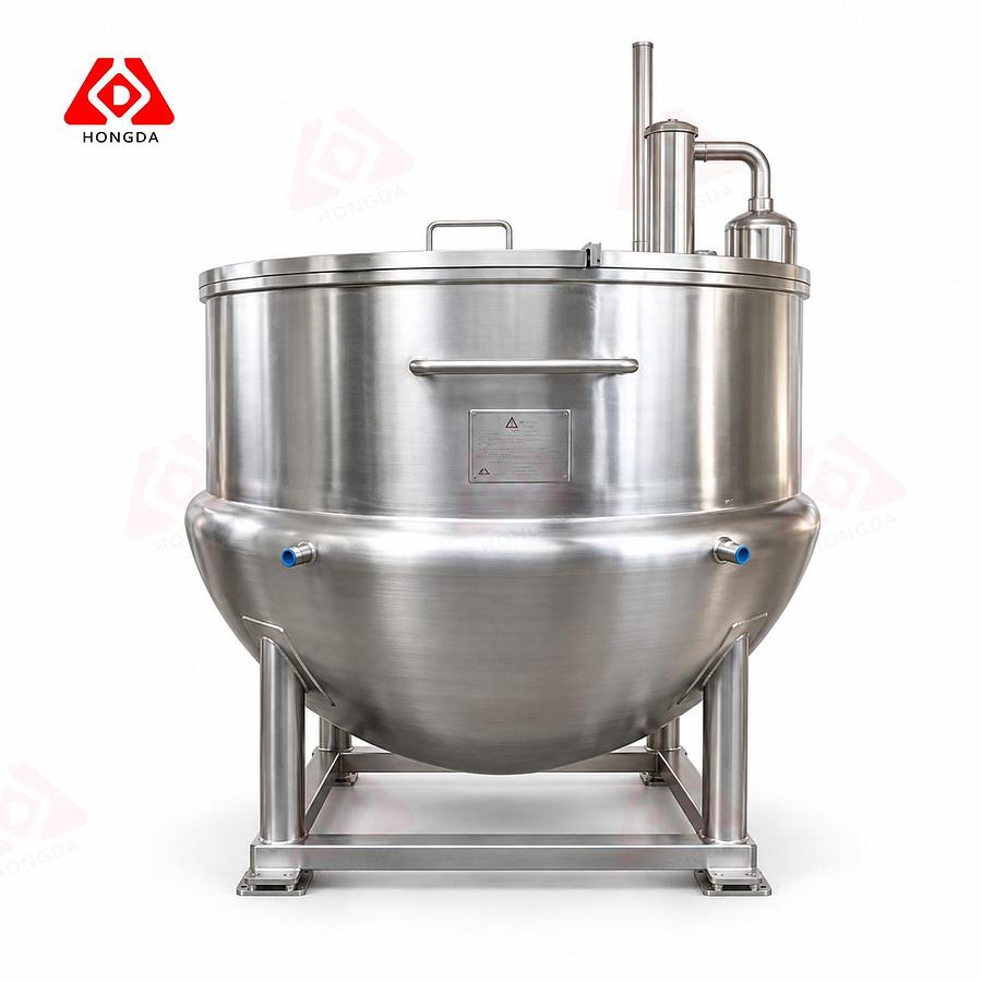 Bare kettle 600 gallon with lids and bridge