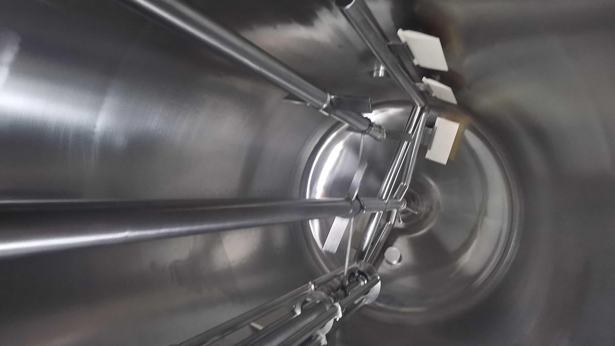 1000 USG Cone Bottom Vacuum Kettle / Mixing Tank, Featuring Triple Agitation and an Emulsifying Mixer