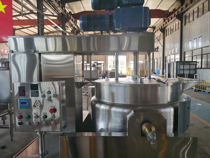 100 gallon steam jacketed automatic tilting kettle
