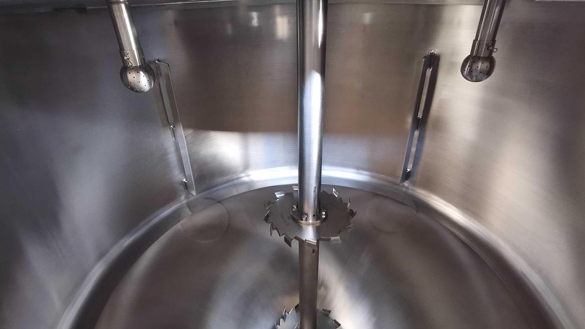 300 gallon jacketed high shear mixing tank