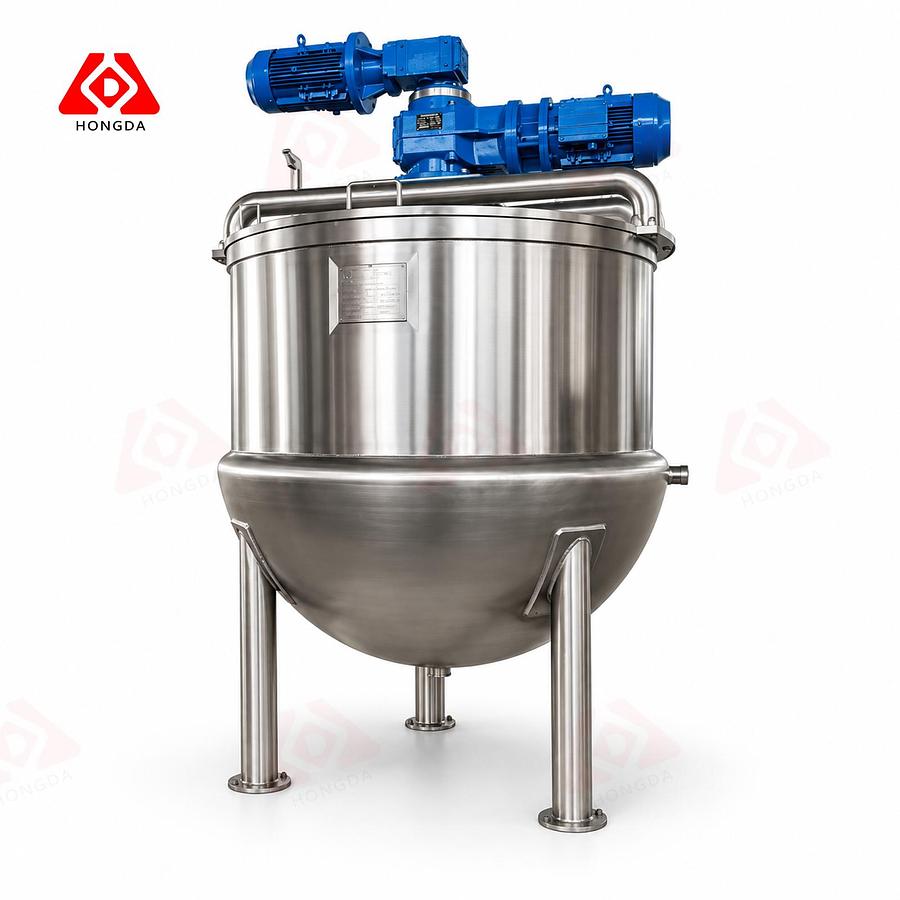 New 250 USG Steam Jacketed Dual (Coaxial) Mixing Kettle in stock in Ontario, CA, USA