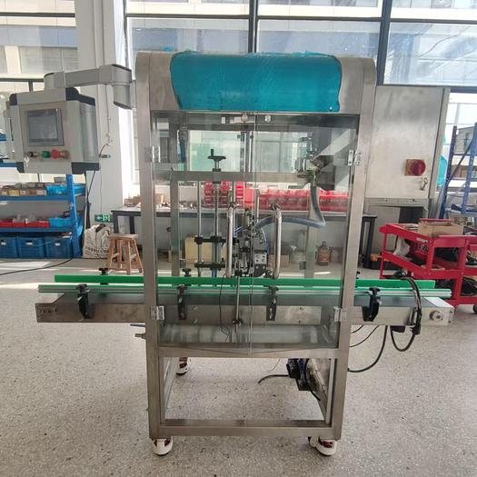 Single head magnetic pump filling machine