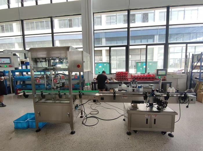 Single head magnetic pump filling machine