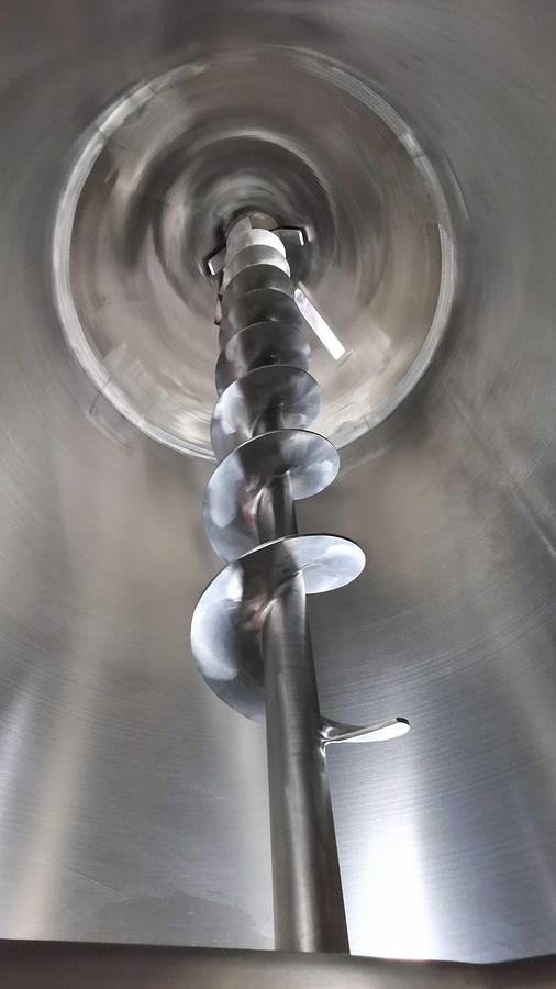 500 Gal Vertical Auger Agitator Mixing Hopper – Industrial Batch Blender