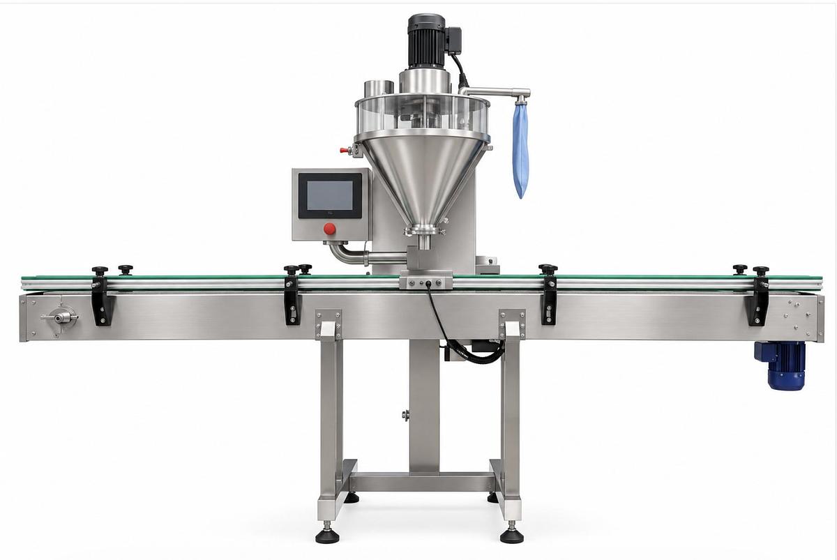 Automatic Filling Machine with Conveyor