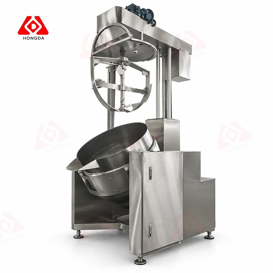 100 gallon steam jacketed automatic tilting kettle