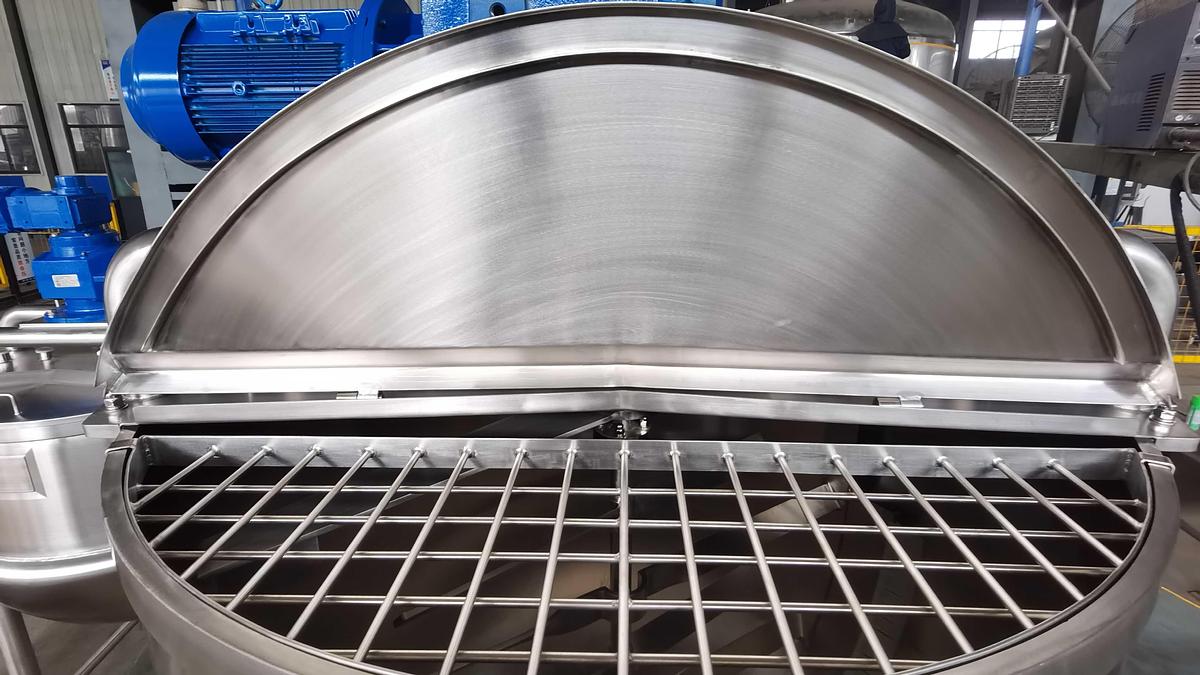 New 500 USG Steam Jacketed Dual Mixing Kettle in stock in Ontario, CA, USA