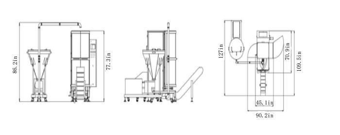 YL400 Vertical Film Fill Seal Packaging Machine for Sauce/Liquid