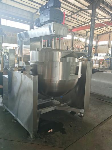 100 gallon steam jacketed automatic tilting kettle
