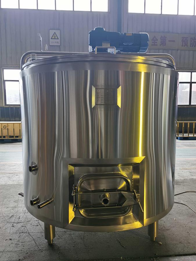 600 Gallon Stainless Steel Mixing Kettle with Sweep Agitator - Industrial Cooking Kettle for Sauces & Soups