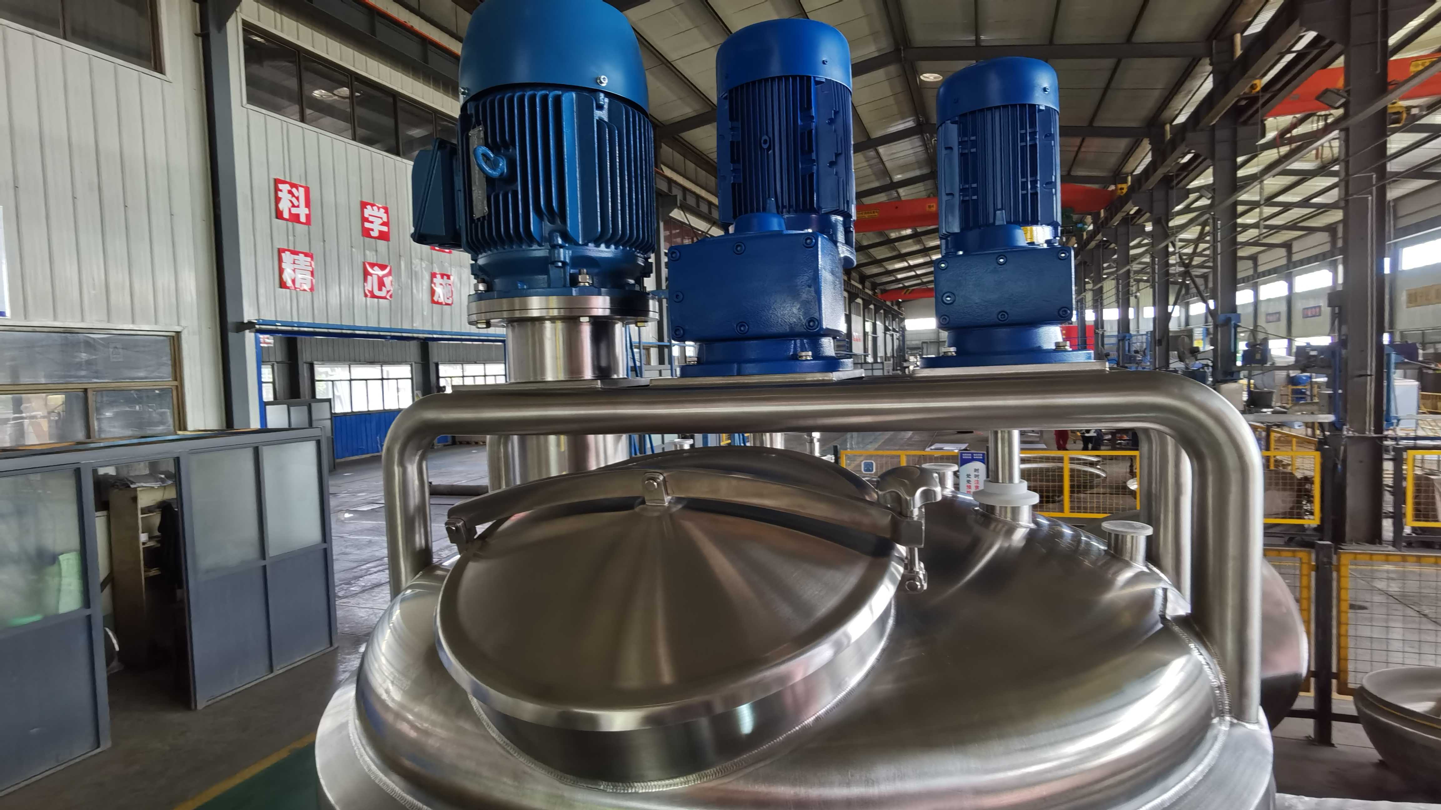 350 Gallon Jacketed High Shear smoohtie Liquefier –Scraper blade, high shear disperser & Emulsifying