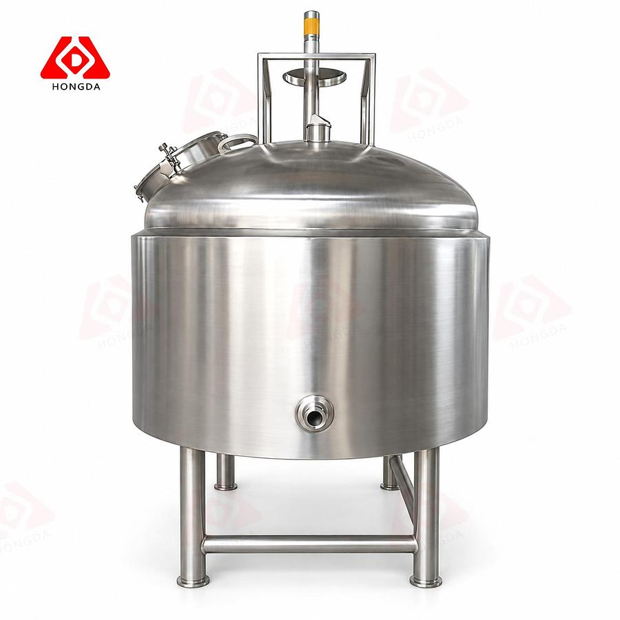 Used 3A Standard Steam Mixing Tank/ Jacketed Flat Bottom Kettle