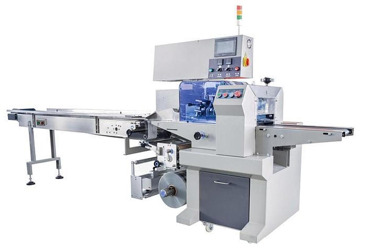 Three-Servo Down-Film Flow Wrapper  VT-160X