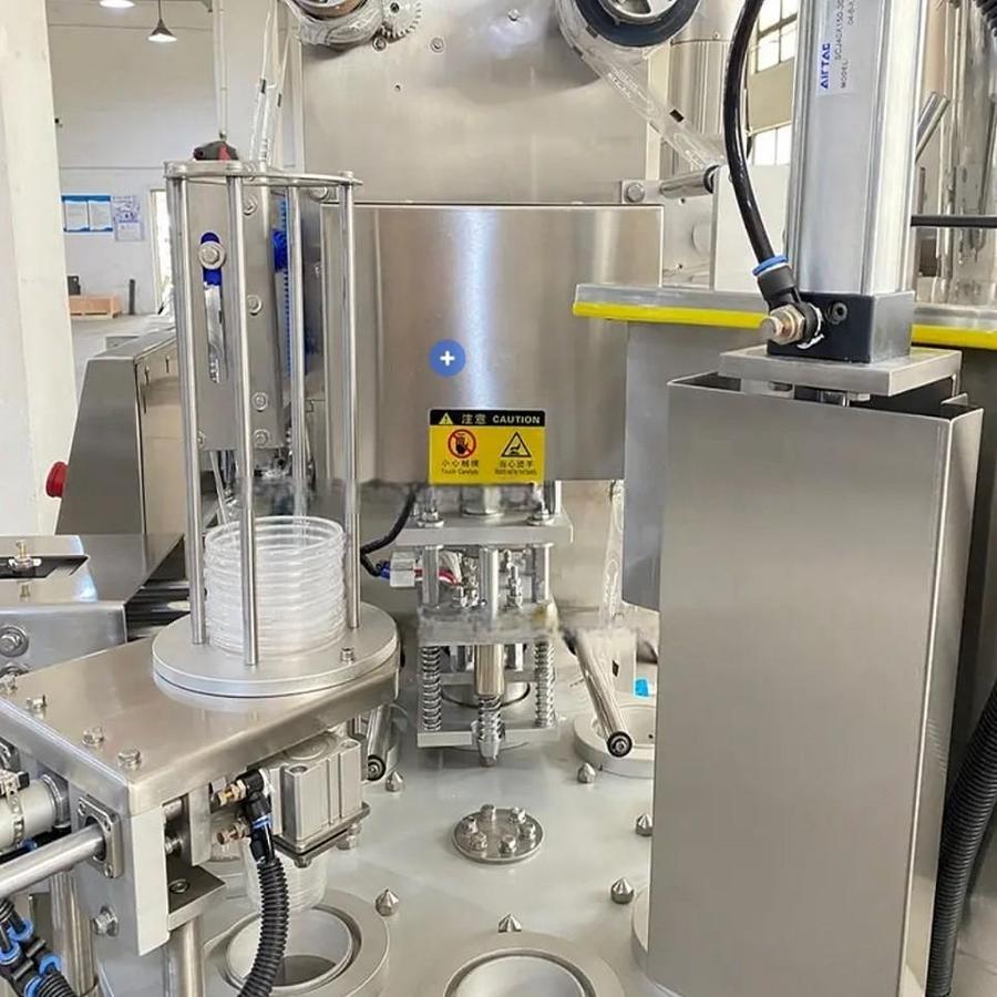 Automatic Rotary Cup Filling and Sealing Machine 900