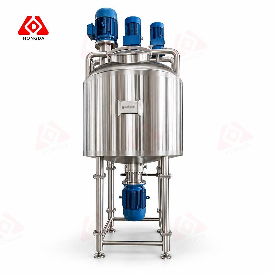 350 Gallon Jacketed High Shear smoohtie Liquefier –Scraper blade, high shear disperser & Emulsifying