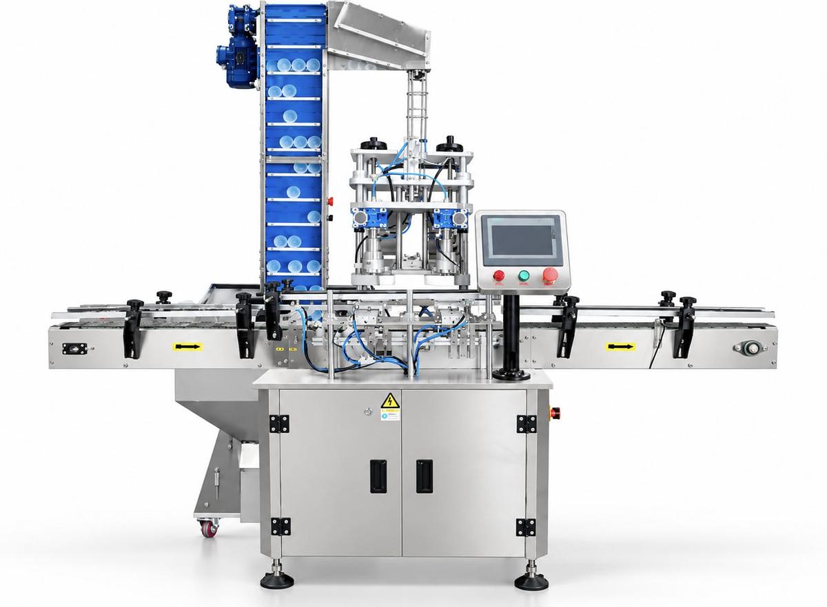Dual-Head Servo Capping Machine