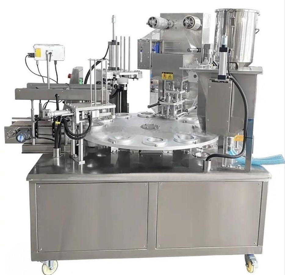 Automatic Rotary Cup Filling and Sealing Machine 900